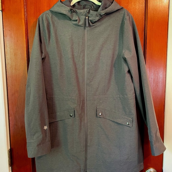 TEK Gear Waterproof Women's Rain Jacket Gray size Large - Picture 1 of 11